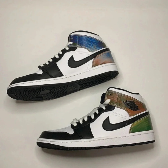 Nike Jordan 1 Mid HEAT REACTIVE Men’s Sneakers 10 New - Picture 3 of 12